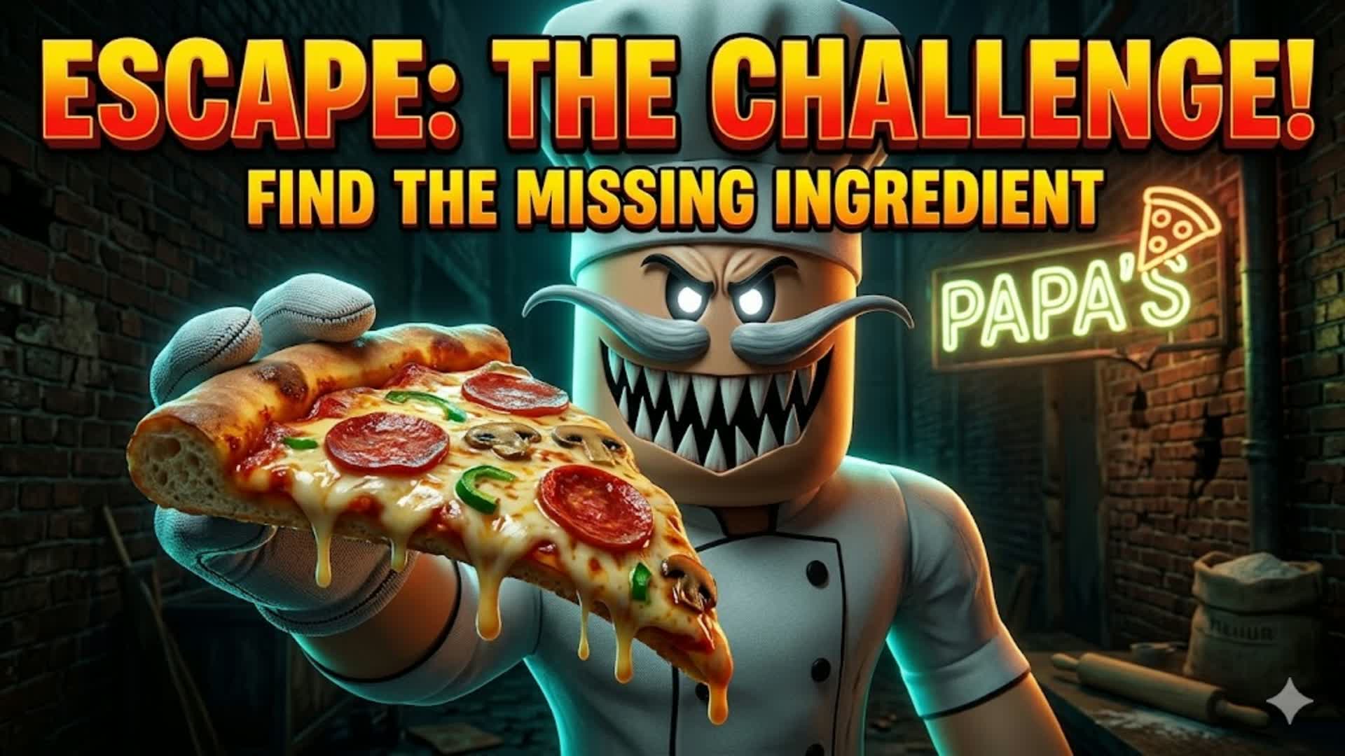 BRAINROT🍕ESCAPE PAPA'S PIZZERIA 2🍕 — Fortnite Creative map