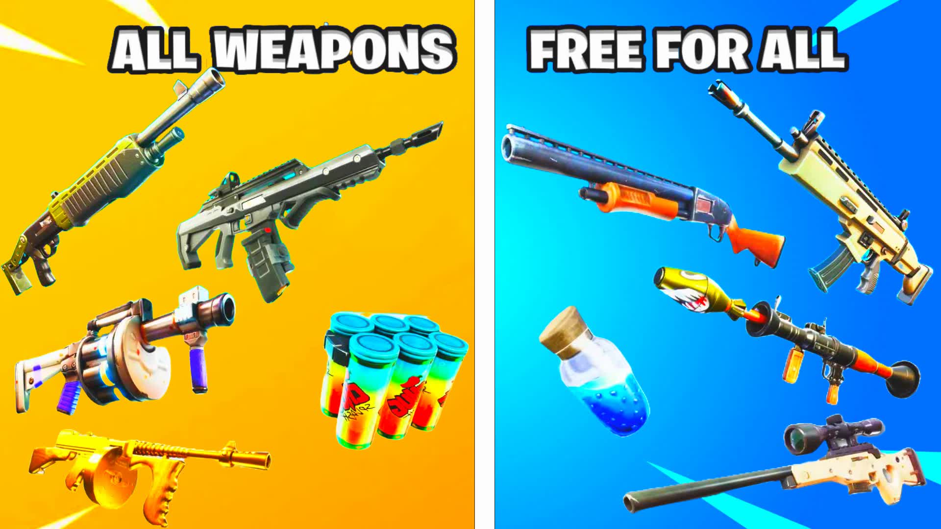Super Pit Free For All — Fortnite Creative map