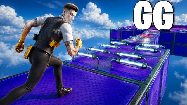 35 LEVELS HARD PARKOUR — Fortnite Creative map