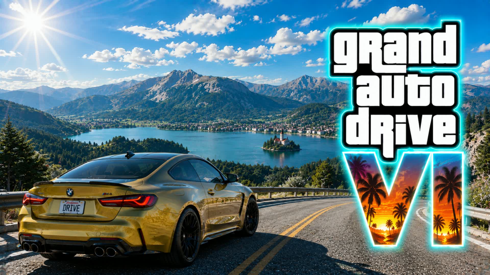 GDA 6🚗GRND DRIVE AUTO 6 cars GDA 6 — Fortnite Creative map