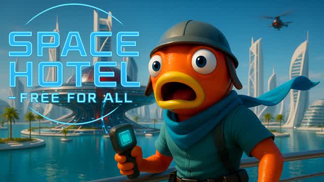 Space Hotel - Free for all โ Fortnite Creative map
