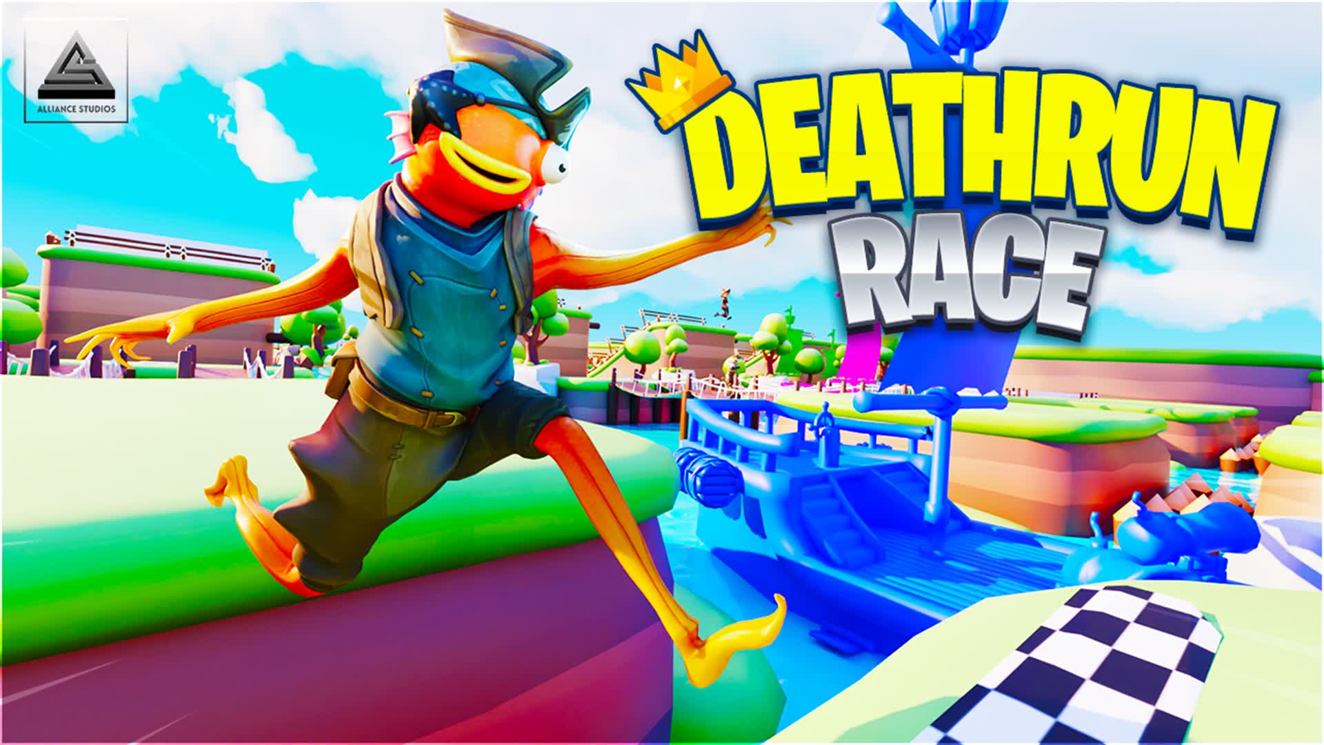 🏃Deathrun Race 🏁 — Fortnite Creative map