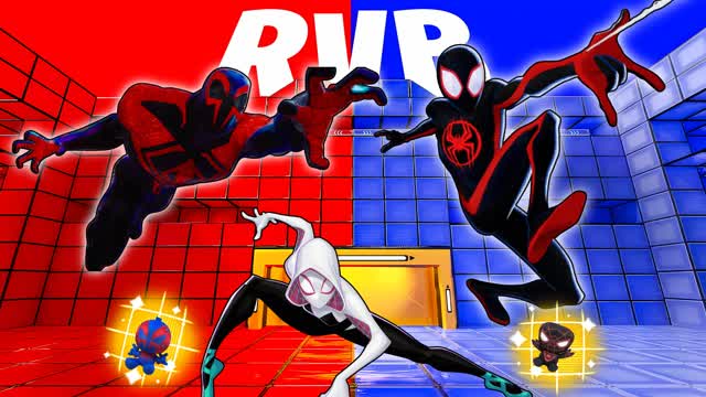 RVB π΄π΅ RED VS BLUE SPIDERVERSE BATTLE β Fortnite Creative map