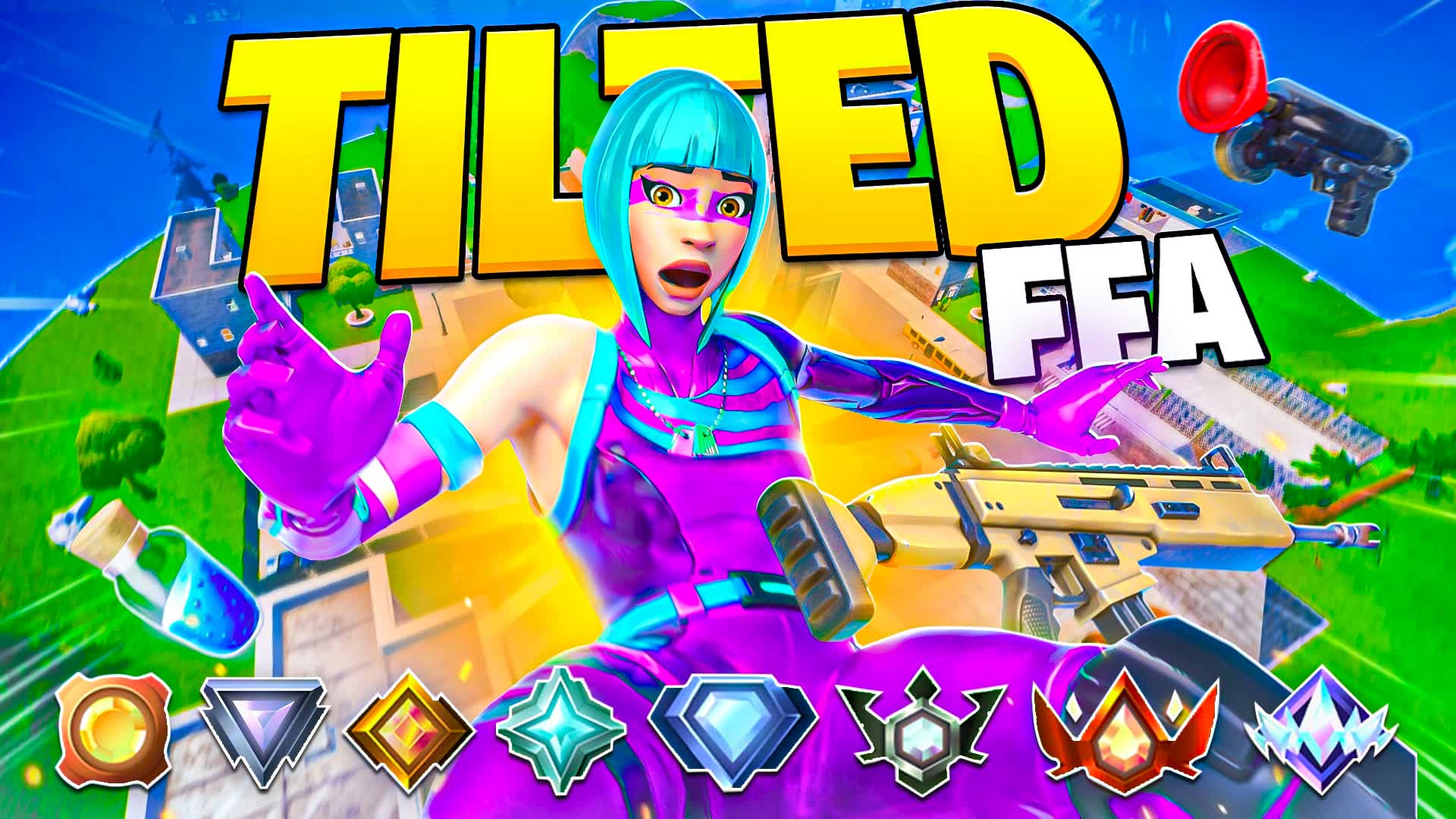 RANKED TILTED FFA ⭐ — Fortnite Creative map