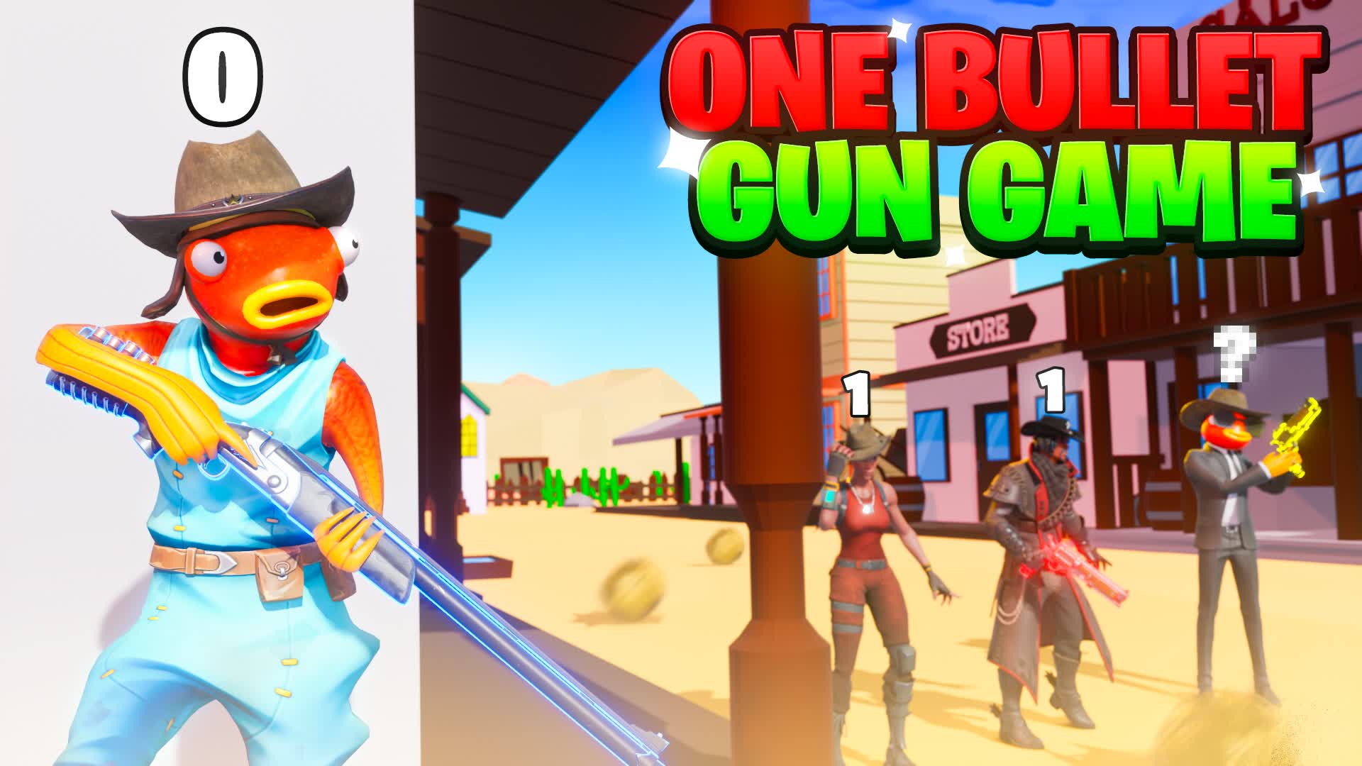 One Bullet - Gun Game β Fortnite Creative map
