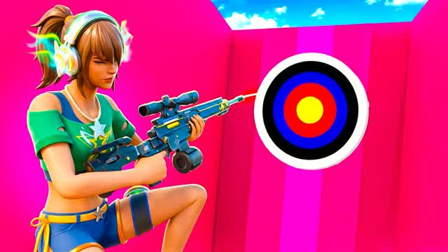 BARLETTA TRICKSHOT PARKOUR🎯(80 LEVELS) — Fortnite Creative map