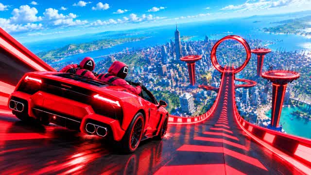 RAMP ADVENTURE- CAR GAME — Fortnite Creative map