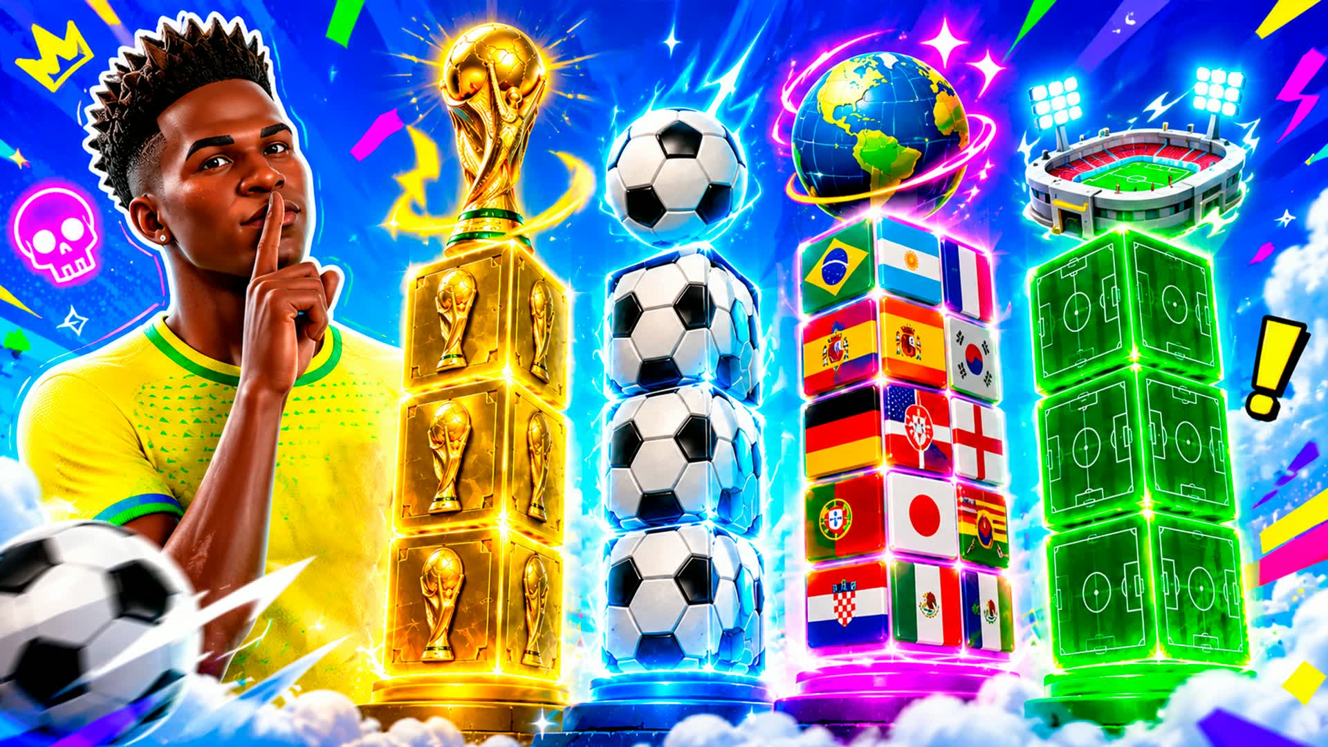 WORLD CUP PILLARS β Fortnite Creative map