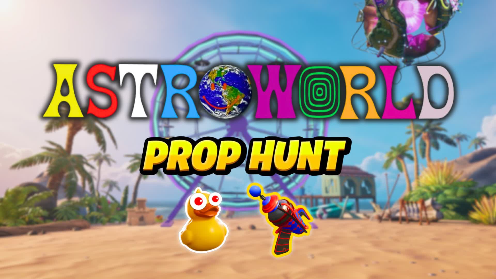 ASTROWORLD PROP HUNT πβπ΅β β Fortnite Creative map