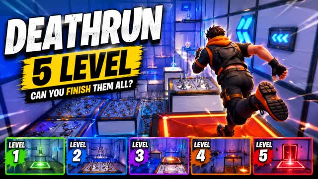 deathrun 5 level hard — Fortnite Creative map