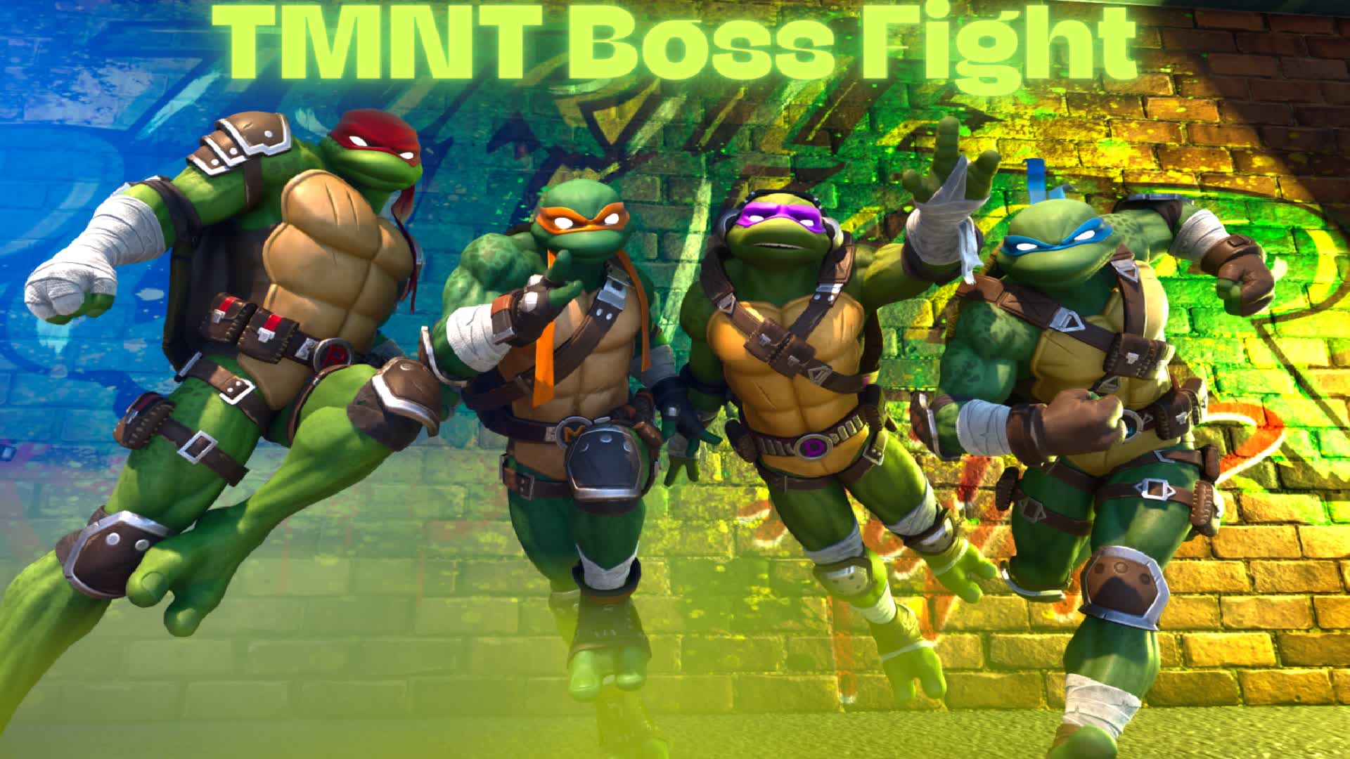 TMNT Boss Fight — Fortnite Creative map