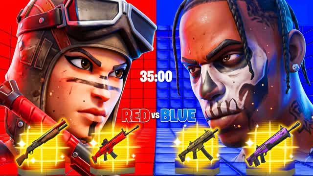 RVB RED VS BLUE NEW — Fortnite Creative map