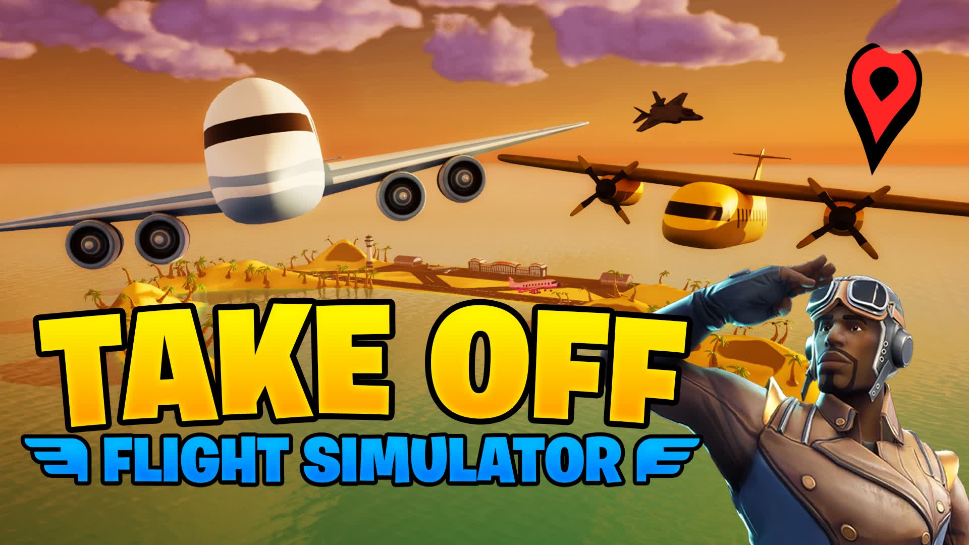 Flight Simulator βοΈ β Fortnite Creative map