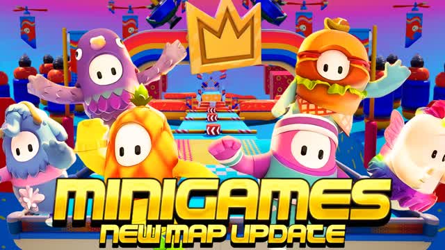 FALL GUYS - MINIGAMES (PVP)🎮 — Fortnite Creative map