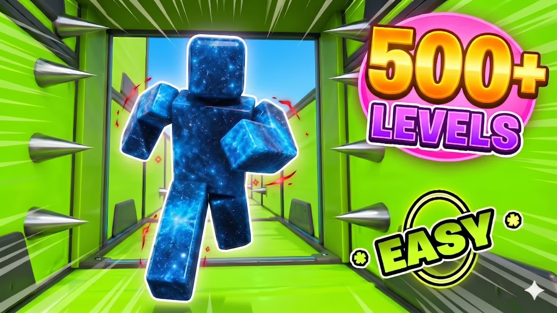 EXTREME DEATHRUN PARKOUR 500+ — Fortnite Creative map