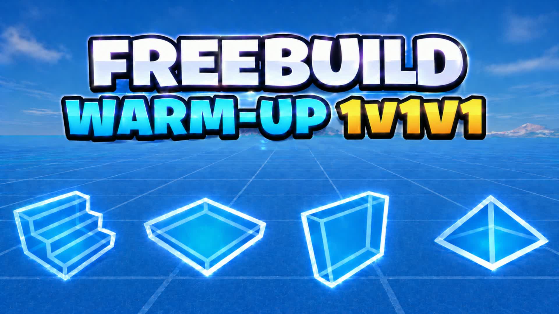 Freebuild Warm-Up 1v1v1 β Fortnite Creative map