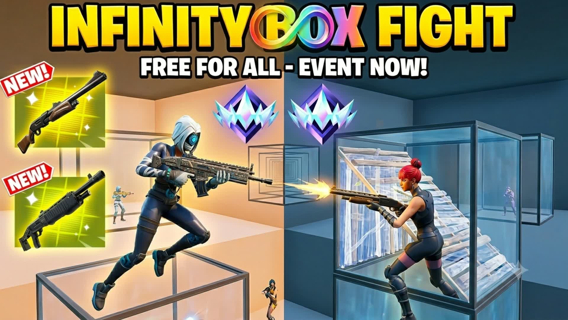 INFINITY BOX FIGHT - FREE FOR ALL — Fortnite Creative map