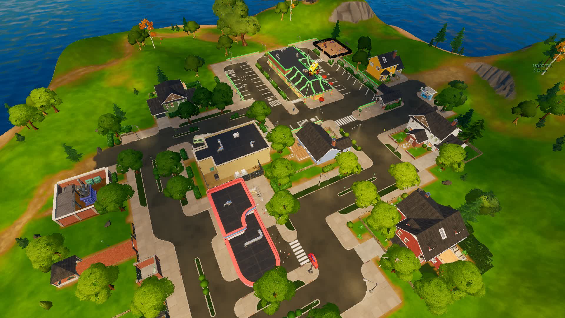 Zero Build Greasy Grove Zone Wars! — Fortnite Creative map