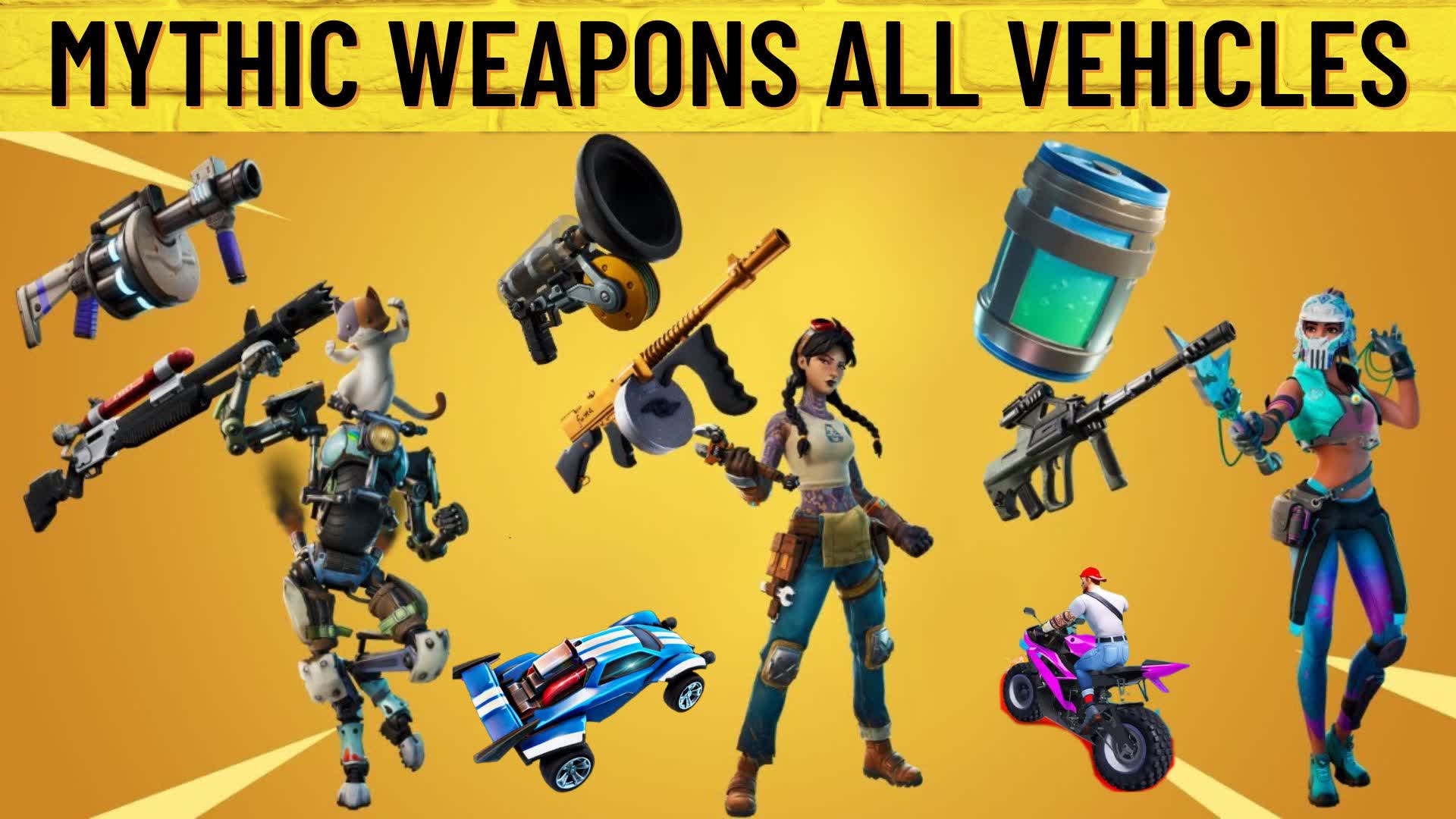 OG WEAPONS FREE FOR ALL — Fortnite Creative map