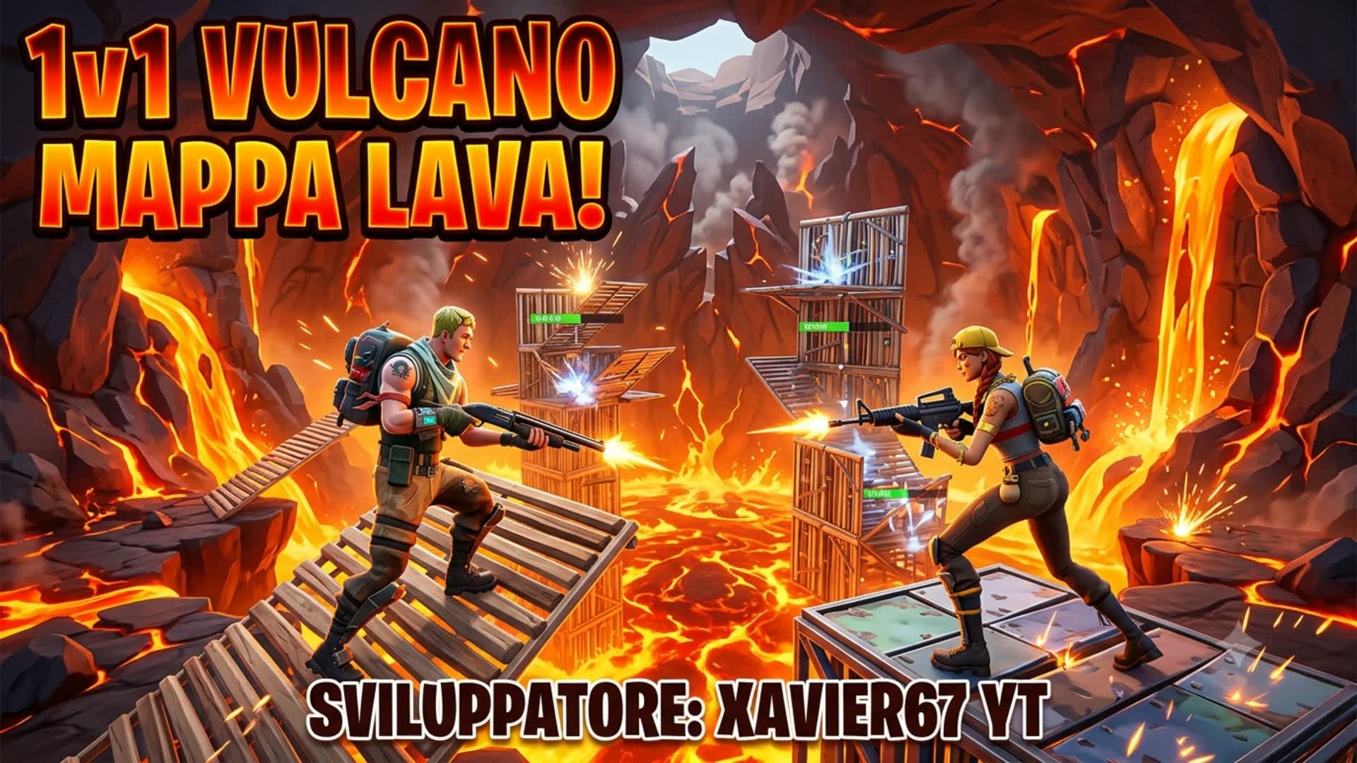 1 VS 1 VULCAN — Fortnite Creative map