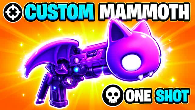 UNC CUSTOM MAMMOTH ONE SHOT UNC🎯 — Fortnite Creative map