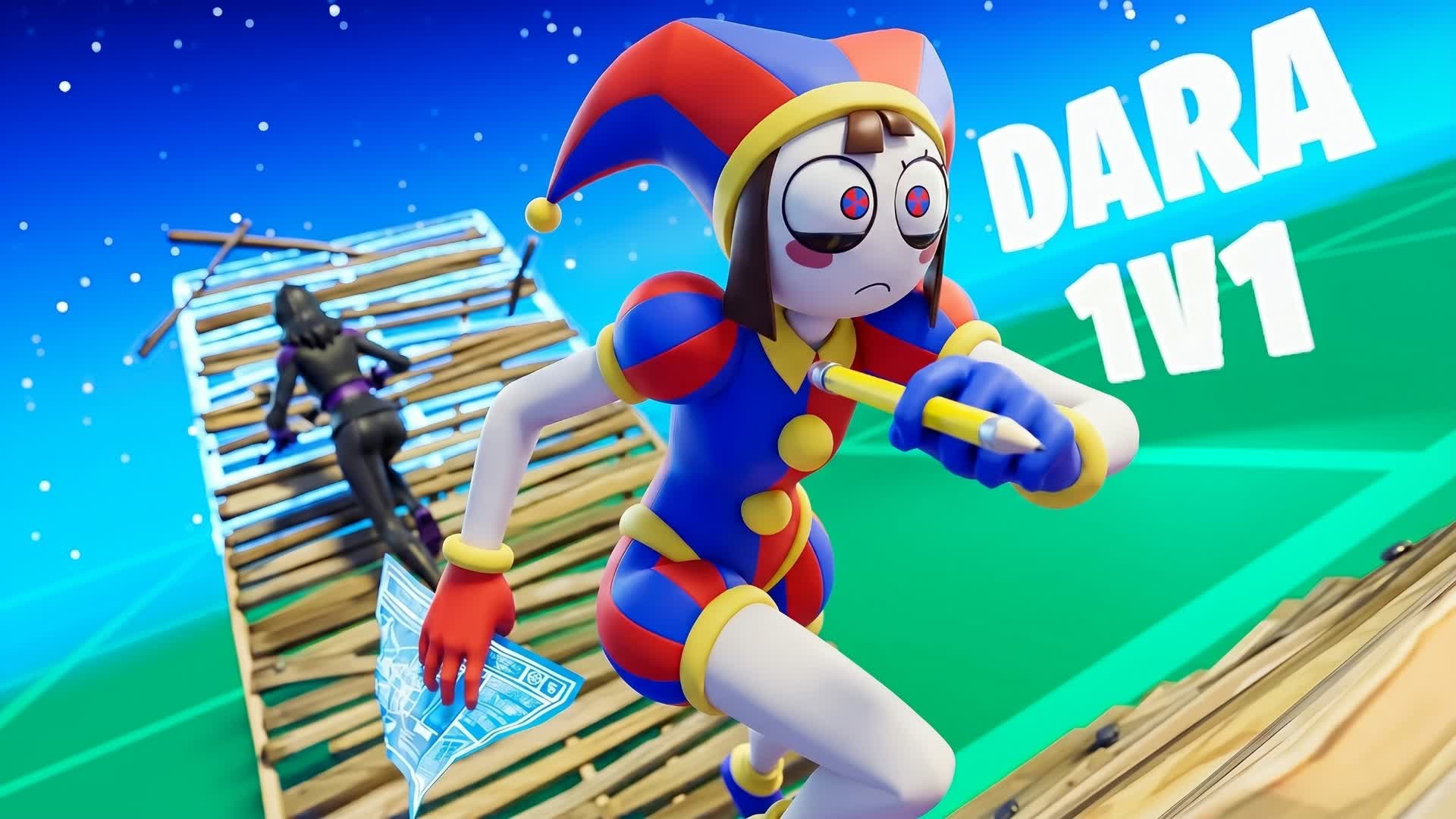 DARA 1V1 Build Fights (200 Pumps) — Fortnite Creative map