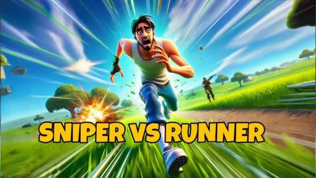 🏃♂️RUNNER VS SNIPER🔫 — Fortnite Creative map