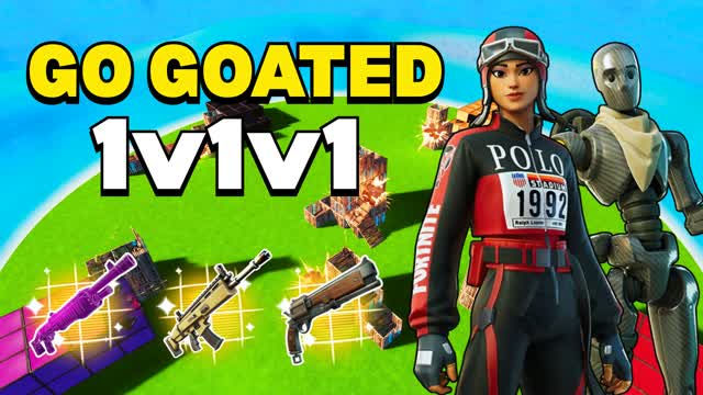 1V1V1 GO GOATED β Fortnite Creative map