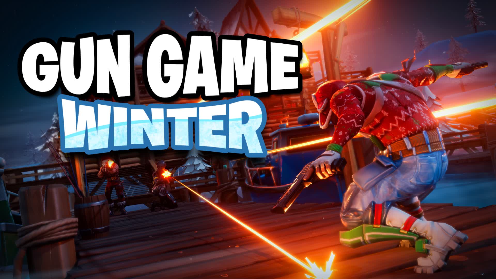 Gun-Game Winter — Fortnite Creative map