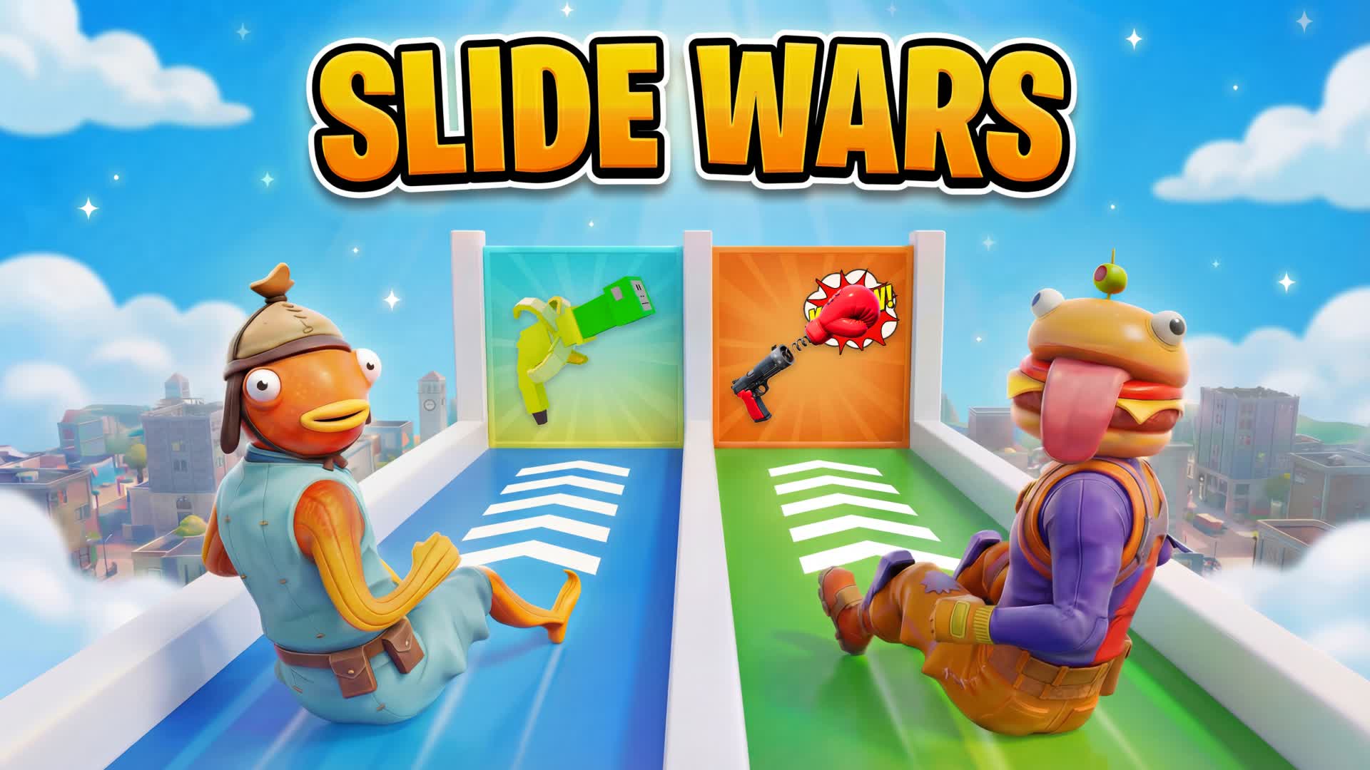 SLIDE WARS π₯ FREE FOR ALL π« 1v1 β Fortnite Creative map