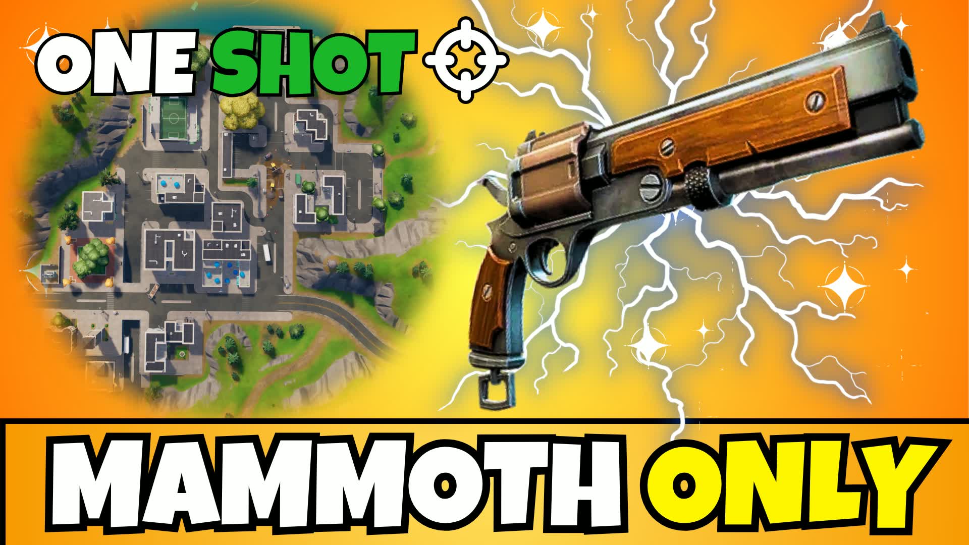 Mammoth Pistol Only 🎯One Shot Tilted — Fortnite Creative map