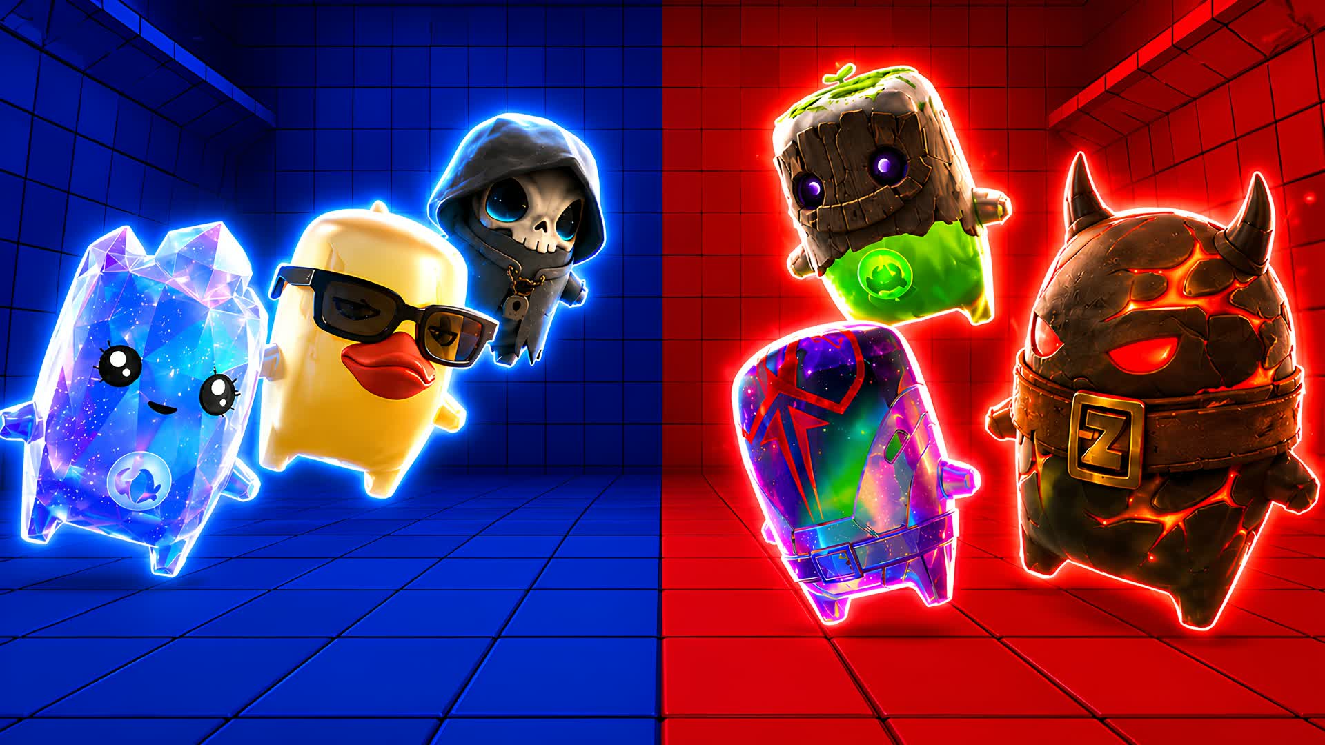 TRUTH RED VS BLUE ๐ด๐ต โ Fortnite Creative map