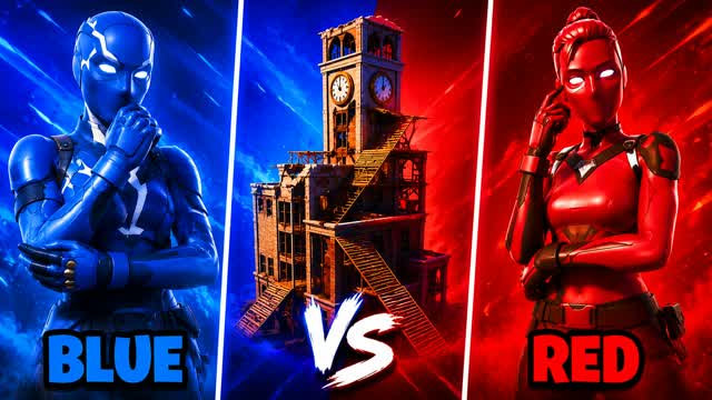 BATTLE RVB SHOOTER๐ดVS๐ต โ Fortnite Creative map