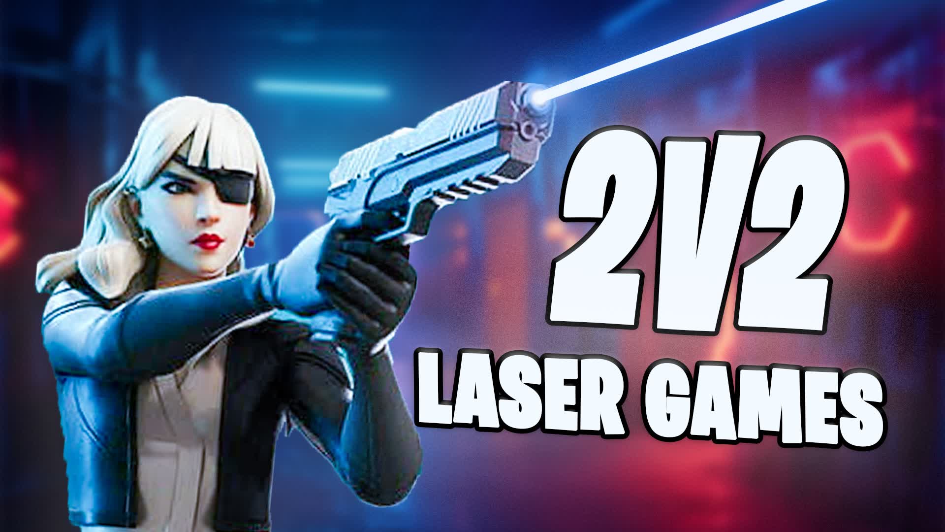 LASER GAME 2V2 — Fortnite Creative map