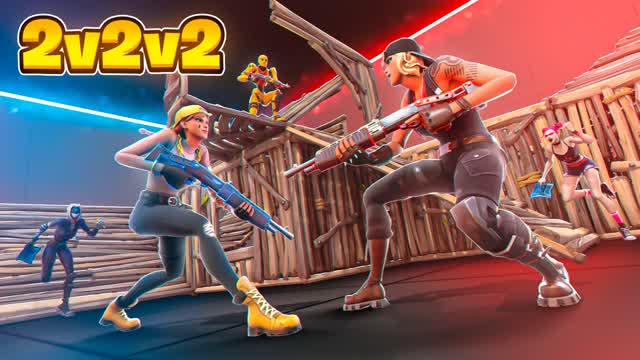 2v2v2 Piece Control Box Fights Arenas — Fortnite Creative map
