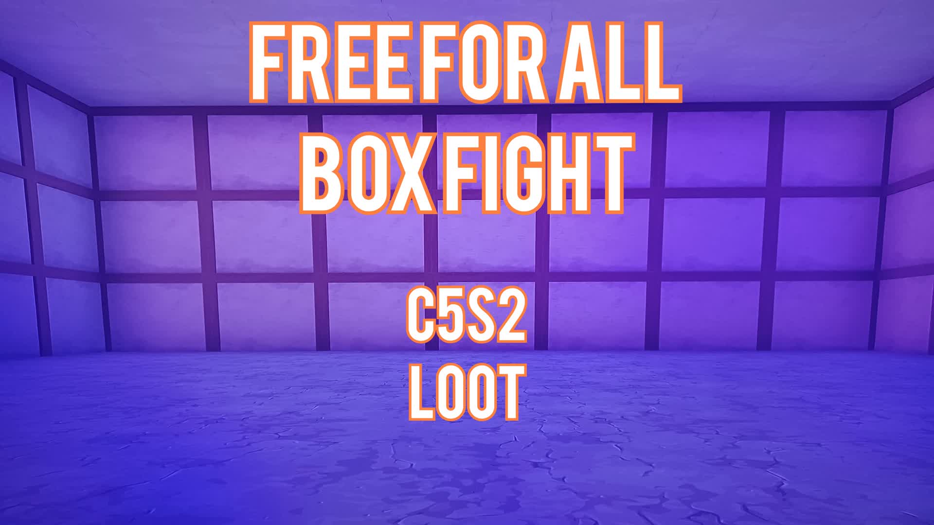 Free for All Box Fight (small) — Fortnite Creative map