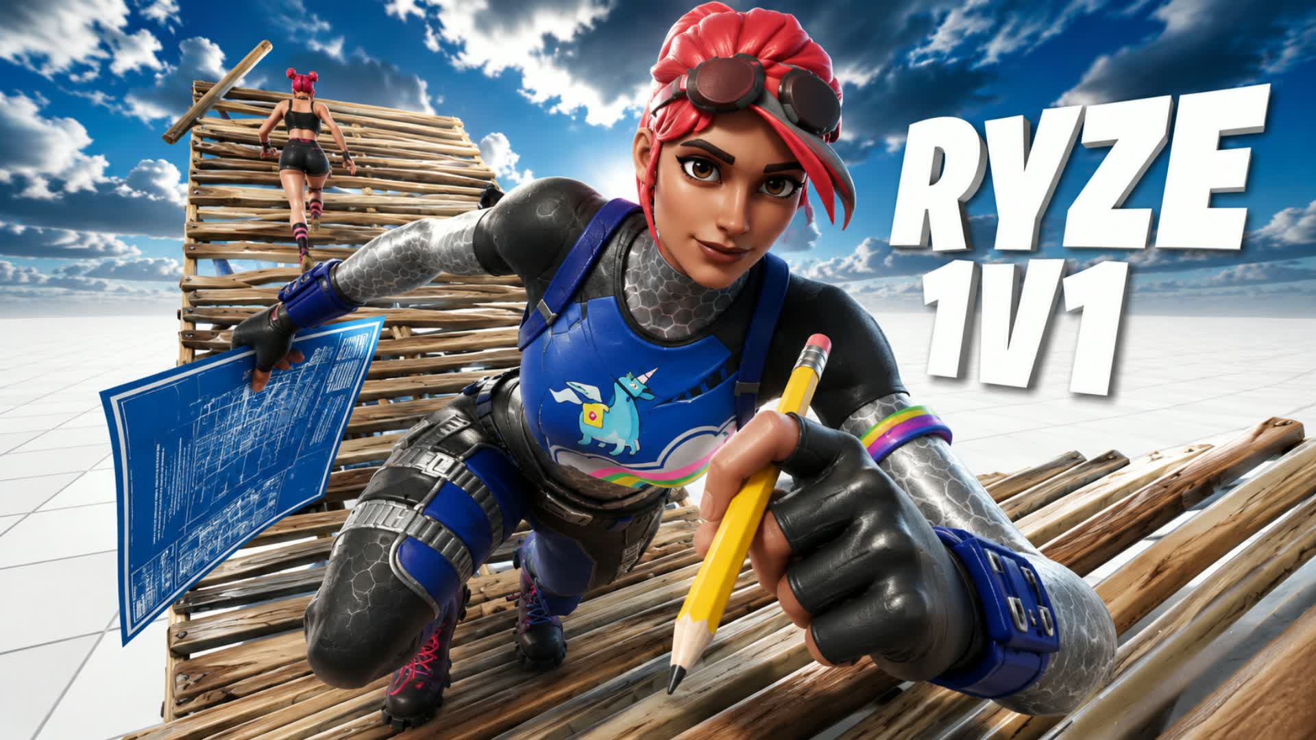 Ryze 1v1 Map (200 Pumps) — Fortnite Creative map