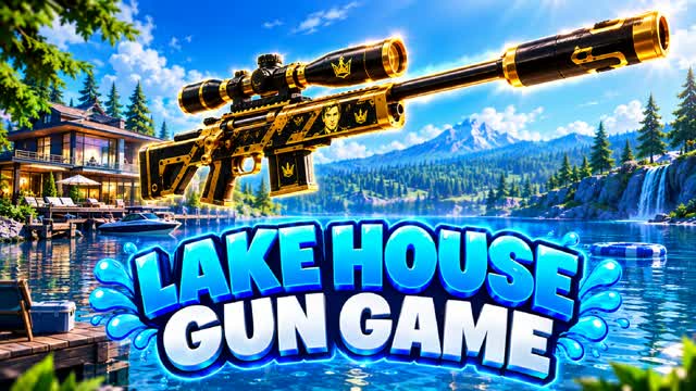 🌊 Lake House Gun Game🎯 One Shot🔫 — Fortnite Creative map