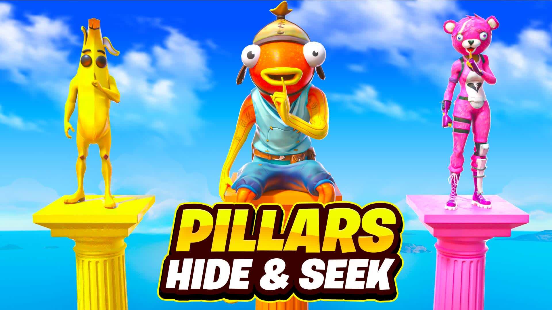 PILLARS HIDE AND SEEK β Fortnite Creative map