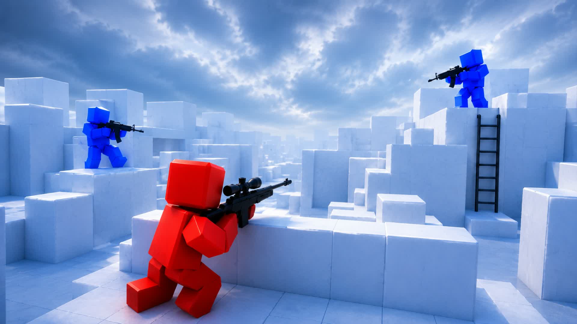 RED VS BLUE π΄π΅ ALFREDO β Fortnite Creative map