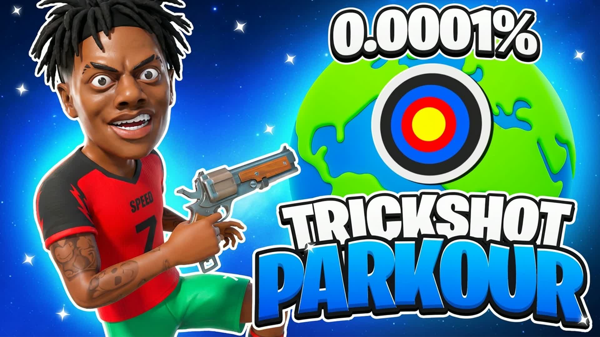 WINTER TRICK SHOT PARKOUR🎯150+ LEVELS — Fortnite Creative map