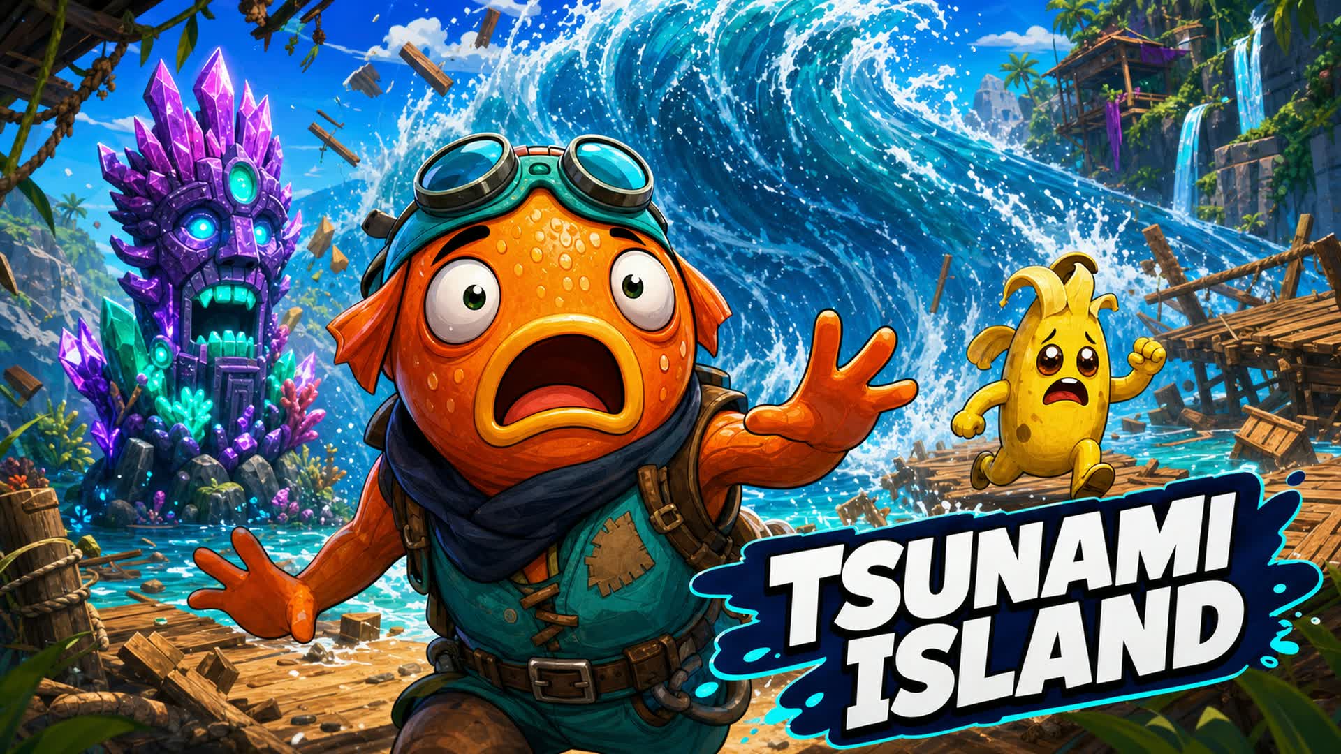 SUPER TSUNAMI ISLAND — Fortnite Creative map