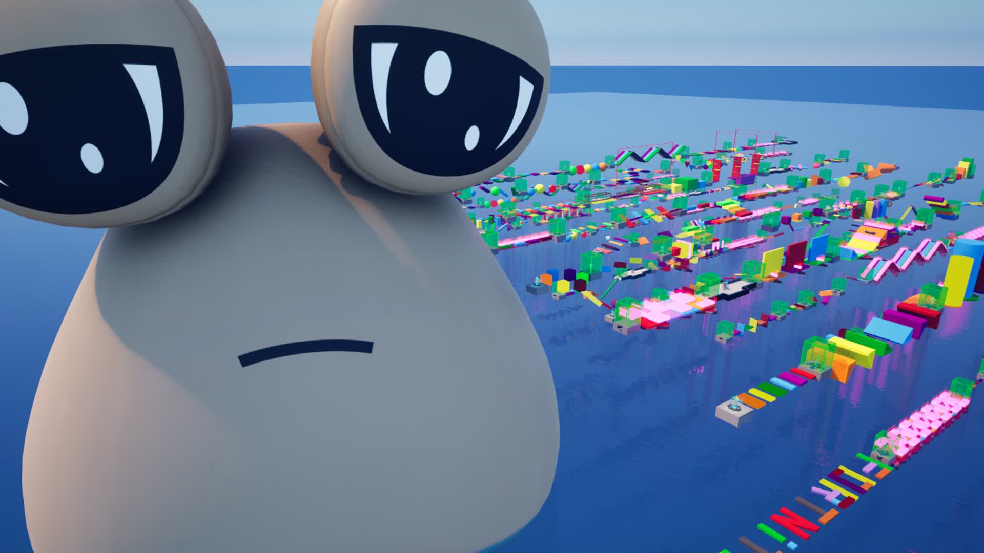 150 LEVEL SAD POU PARKOUR ⭐ — Fortnite Creative map