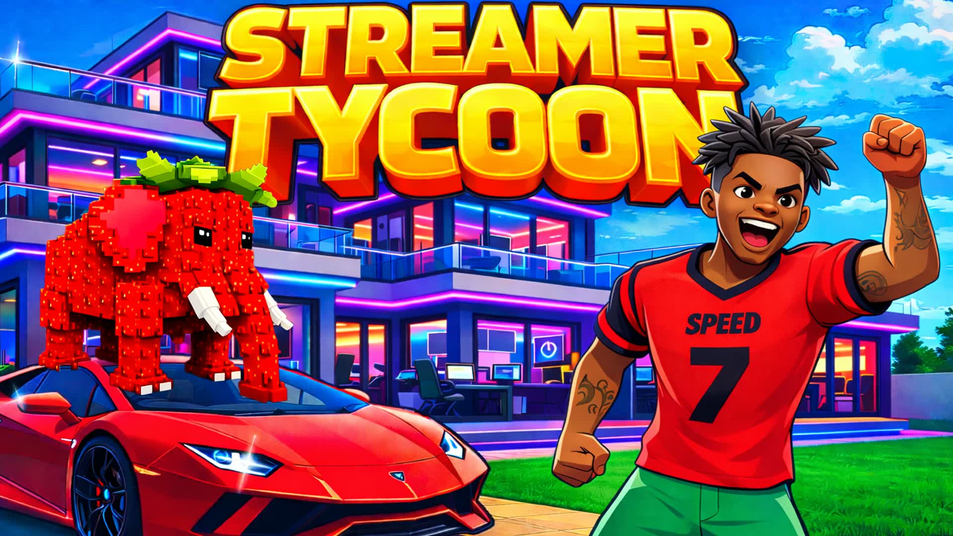 STREAMER BRAINROT TYCOON ⚡ — Fortnite Creative map