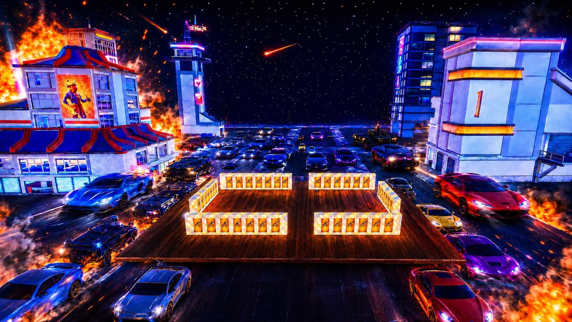 RP CITY DRIVE FFA π β Fortnite Creative map