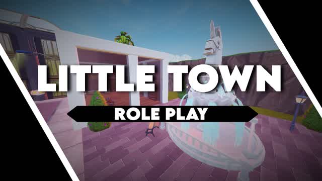 LITTLE TOWN ROLEPLAY🏠PROXIMITY CHAT! — Fortnite Creative map