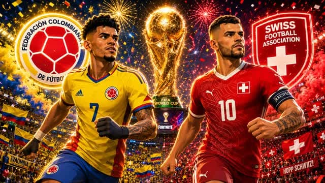 COLOMBIA VS SWITZERLAND WORLD CUP — Fortnite Creative map