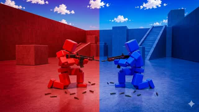 RVB RED VS BLUE RIVALS UNC β Fortnite Creative map
