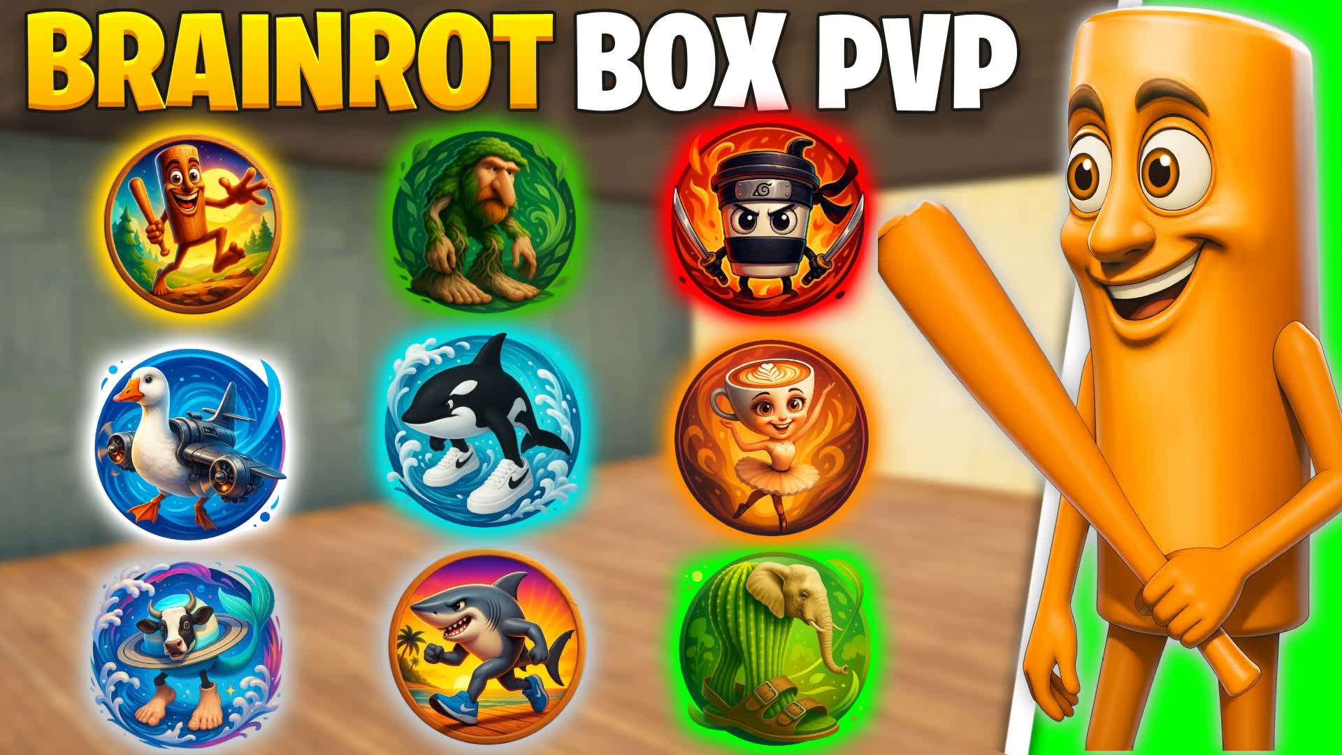 STEAL A BRAINROT BOX PVP β Fortnite Creative map
