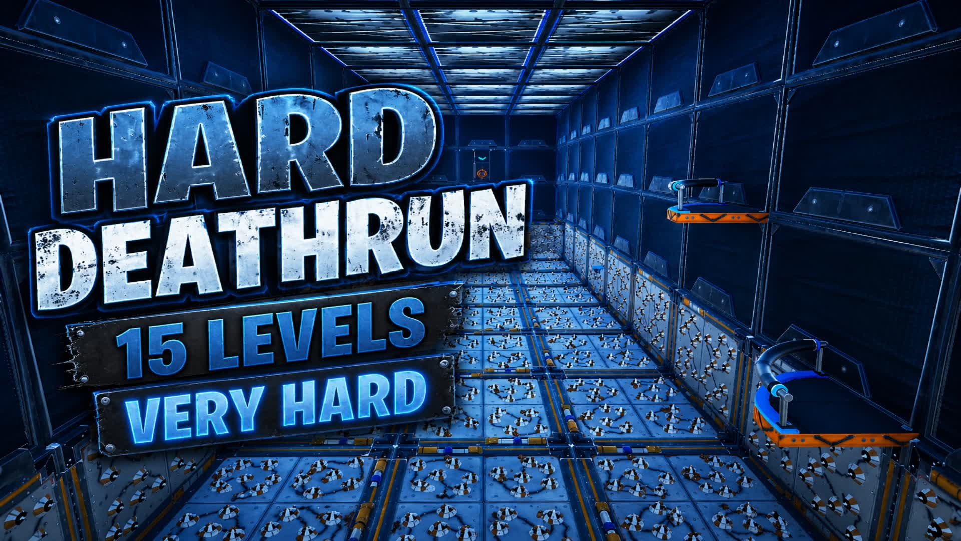 Hard Deathrun 15 levels — Fortnite Creative map